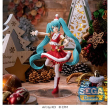 Load image into Gallery viewer, Piapro Figure Hatsune Miku Christmas 2023 Luminasta SEGA