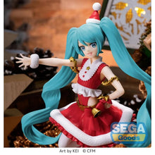 Load image into Gallery viewer, Piapro Figure Hatsune Miku Christmas 2023 Luminasta SEGA