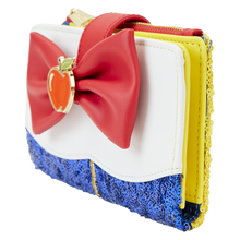 Load image into Gallery viewer, Disney Mini Backpack Wallet Set Snow White Sequin Cosplay Loungefly