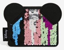 Load image into Gallery viewer, Disney Cardholder Minnie Mouse Sequin Loungefly