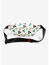 Load image into Gallery viewer, Disney Fanny Pack & Card Holder Set Mickey Mouse Food AOP Loungefly