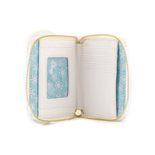 Load image into Gallery viewer, Disney Mini Backpack and Wallet Set Minnie Mouse Snowman Sequin Loungefly