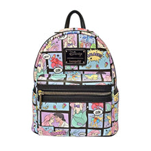 Load image into Gallery viewer, Disney Mini Backpack The Little Mermaid Ariel Comic Book AOP Loungefly