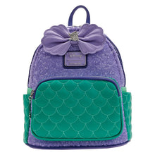 Load image into Gallery viewer, Disney Mini Backpack Wallet Set Little Mermaid Sequin Loungefly