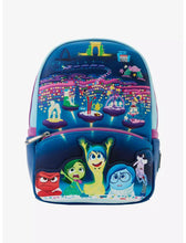 Load image into Gallery viewer, Disney Pixar Mini Backpack Emotions Inside Out GITD Loungefly