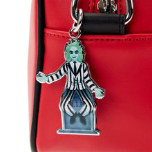 Load image into Gallery viewer, Beetlejuice Crossbody Graveyard Sign GITD Loungefly