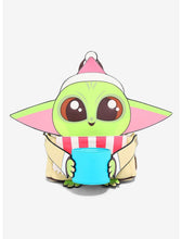 Load image into Gallery viewer, Disney Mini Backpack Star Wars The Mandalorian Grogu with Mug Loungefly