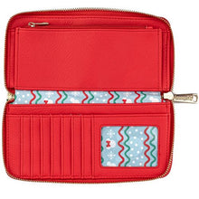 Load image into Gallery viewer, Disney Mini Backpack Wallet Ears Set Christmas Cookie AOP Loungefly