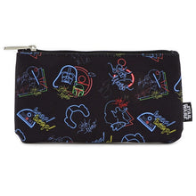 Load image into Gallery viewer, Star Wars Zipper Pouch Neon Nylon AOP Loungefly