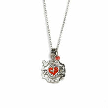 Load image into Gallery viewer, Digimon Adventure Necklace Digivice Sora Takenouchi and Biyomon Anahita Stones