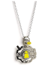 Load image into Gallery viewer, Digimon Adventure Necklace Digivice Takeru Takaishi & Patamon Anahita Stones
