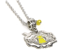 Load image into Gallery viewer, Digimon Adventure Necklace Digivice Takeru Takaishi & Patamon Anahita Stones