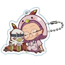 Load image into Gallery viewer, Digimon Adventure Zero Two Blind Box Acrylic Keychain Sleeping Kigurumi Gyao Colle Y-Line