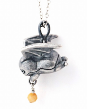 Load image into Gallery viewer, Digimon Necklace Patamon Natural Stone Adventure 02 The Beginning Tsumugi