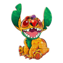 Load image into Gallery viewer, Disney Enamel Pin Stitch Crashes Disney Jumbo Pin #3 The Lion King Disney