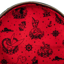 Load image into Gallery viewer, Disney Mini Backpack Peter Pan Flash Tattoo AOP Loungefly