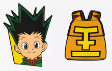 Load image into Gallery viewer, Hunter X Hunter Enamel Pin Set Gon Backpack Just Funky