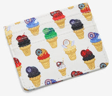 Load image into Gallery viewer, Marvel Cardholder Eat the Universe Ice Cream Cones Mad Engine