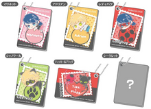 Load image into Gallery viewer, Miraculous Ladybug Acrylic Keychain Slide Mirror Hug Meets Blind Box