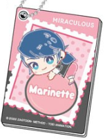 Load image into Gallery viewer, Miraculous Ladybug Acrylic Keychain Slide Mirror Hug Meets Blind Box