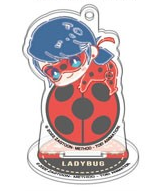 Load image into Gallery viewer, Miraculous Ladybug Acrylic Keychain Stand Hug Meets Blind Box Bandai