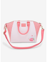 Load image into Gallery viewer, Sanrio Tote Satchel Bag Cinnamoroll Strawberry Loungefly