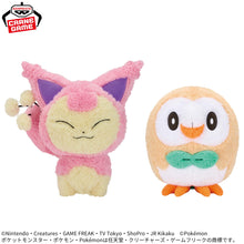 Load image into Gallery viewer, Pokemon Plush Hokkori Iyasare ~Skitty, Rowlet~ 2026 Banpresto