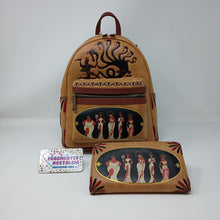 Load image into Gallery viewer, Disney Mini Backpack and Wallet Set Hercules Muses Loungefly