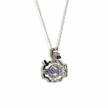 Load image into Gallery viewer, Digimon Adventure Necklace Digivice Izumi "Izzy" Koshiro and Tentomon Anahita Stones