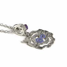 Load image into Gallery viewer, Digimon Adventure Necklace Digivice Izumi "Izzy" Koshiro and Tentomon Anahita Stones