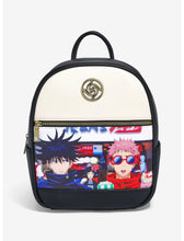 Load image into Gallery viewer, Jujutsu Kaisen Mini Backpack Megumi & Yuji Tokyo Bioworld