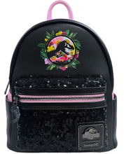 Load image into Gallery viewer, Jurassic Park Mini Backpack Pink Sequin Loungefly