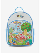 Load image into Gallery viewer, Kirby Mini Backpack Cardholder Set Kirby Rainbow Picnic Bioworld