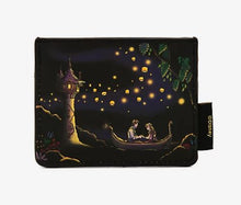 Load image into Gallery viewer, Disney Mini Backpack Cardholder Set Tangled Lanterns Light-Up Loungefly