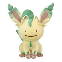 Load image into Gallery viewer, Pokemon Plush Ditto as Leafeon 2018 Pokemon Center