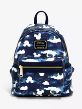 Load image into Gallery viewer, Disney Mini Backpack Mickey Mouse Constellations & Clouds- Dark Blue Loungefly