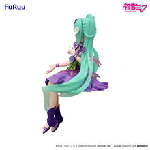 Load image into Gallery viewer, Piapro Figure Hatsune Miku Noodle Stopper Flower Fairy - Purple Cosmos ver. FuRyu