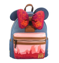 Load image into Gallery viewer, Disney Parks Mini Backpack Minnie Mouse Thunder Mountain Loungefly