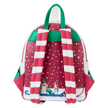 Load image into Gallery viewer, Disney Mini Backpack Jack Skellington Snowman Nightmare Before Christmas Loungefly