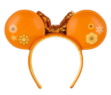 Load image into Gallery viewer, Disney Parks Mini Backpack Ears Plush Set Orange Bird EPCOT International Flower and Garden Festival 2023 Loungefly