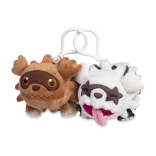 Load image into Gallery viewer, Pokemon Plush Keychain Zigzagoon & Galarian Zigzagoon Parallel Pairs Two-Plush Key Chain