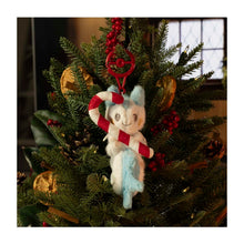 Load image into Gallery viewer, Pokemon Keychain Plush Pachirisu Holiday Wishes 2025 Pokemon Center