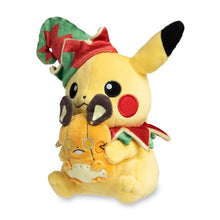 Load image into Gallery viewer, Pokemon Plush Pikachu & Robot Dedenne Holiday Workshop Pokemon Center