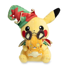Load image into Gallery viewer, Pokemon Plush Pikachu & Robot Dedenne Holiday Workshop Pokemon Center