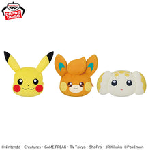 Load image into Gallery viewer, Pokemon Plush Zipper Pouch Faces 2024 Banpresto