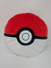 Load image into Gallery viewer, Pokemon Pokeball Plush Throw Pillow With Pouch