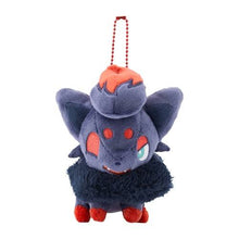 Load image into Gallery viewer, Pokemon Plush Keychain Zorua & Hisuian Zorua Parallel Pairs Two-Plush Key Chain - Pokemon Center Japan