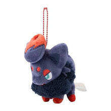 Load image into Gallery viewer, Pokemon Plush Keychain Zorua & Hisuian Zorua Parallel Pairs Two-Plush Key Chain - Pokemon Center Japan