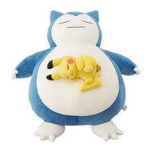 Load image into Gallery viewer, Pokemon Plush Snorlax & Pikachu Pokemon Sleep Pokemon Center