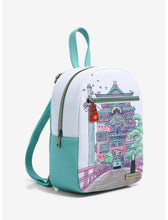Load image into Gallery viewer, Studio Ghibli Mini Backpack Watercolor Bathhouse Our Universe